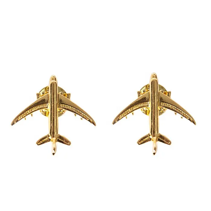 Insignia de Metal para decoración de ropa, insignia de aleación personalizada para solapas de avión, regalos de aviación, gran oferta