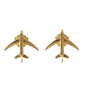 Bán Hot Hàng Không Quà Tặng May Mặc Trang Trí Kim Loại Huy Hiệu Tùy Chỉnh Hợp Kim Kim Loại Boeing Airplane Lapel Pin