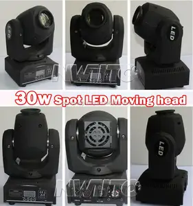 30w dmx mini gobo head projector spot led moving NWIITC party disco dj stage light changeable