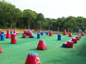 Campo de Speedball Inflable Personalizado para Exteriores, Búnkeres de Paintball Inflables Sup Air - Product Image 4
