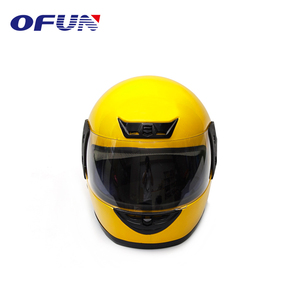 OFUN تصميم جديد بيربل سلامة الوجه الكامل خوذة دراجة نارية بلاستيكية - Product Image 5