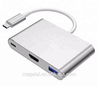 Nouveaux produits 3 en 1 USB C Type C vers HDMI Meilleur achat Câble adaptateur USB30 PD