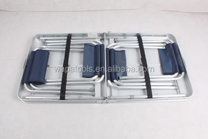 Table de pique-nique pliante à hauteur réglable en aluminium de 1.2m de long avec ensemble de chaises - Product Image 6