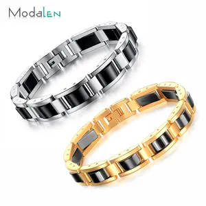 Modalen Wholesale Health Germanium Men Blood Pressure Control Bio Diabetes Bracelet Magnetic