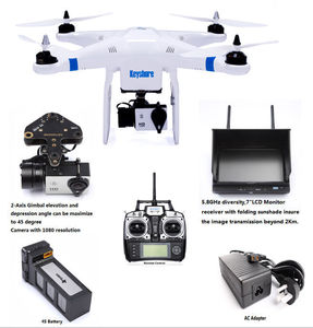 15% OFF Drone con HD cámara Se Habla ESPANOL uav cuadroptor transmite <span class=keywords><strong>en</strong></span> VIVO monitor incluido VUELO NOCTURNO 25MIN 2.4G- 5.8G - Product Image 2