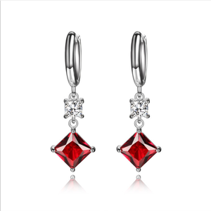 OEM & ODM Usine de bijoux Boucles d'oreilles de mariage à la mode en argent sterling marquise <span class=keywords><strong>bleu</strong></span> <span class=keywords><strong>saphir</strong></span> larme zircone cubique - Product Image 3