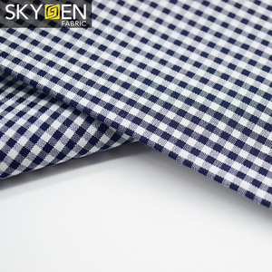 Skygen 120gsm sợi nhuộm 100 phần trăm bông gingham vải - Product Image 5
