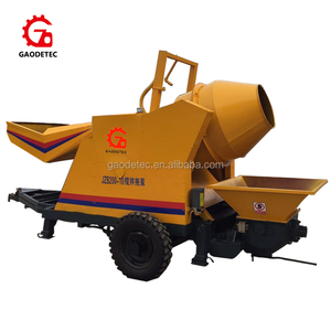 Mixer Beton Trailer Miring Hidrolik dengan Pompa