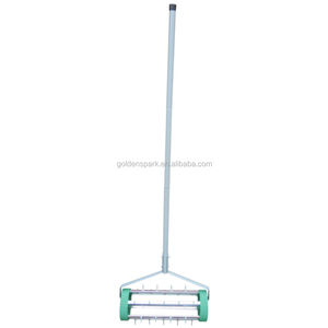 Aérateur de pelouse à roulettes, outil à picots, <span class=keywords><strong>scarificateur</strong></span> de jardin à roulettes - Product Image 5