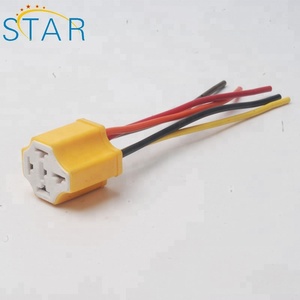 Cablaggio <span class=keywords><strong>H4</strong></span> 9003 connettore di Ceramica Filo di Cablaggio Prese per il Faro Dell'automobile - Product Image 2