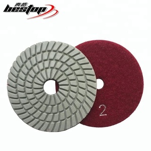 4 pulgadas Sprial blanco tres pasos de granito pulido almohadillas - Product Image 3