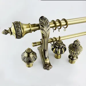 KYOK <span class=keywords><strong>Tringle</strong></span> à Rideau Robuste et Élégante 0,6 mm, Ensemble Complet de Tringles à Rideaux Pivotantes en Métal, <span class=keywords><strong>Tringle</strong></span> à Rideau en FER Très Vendue - Product Image 1