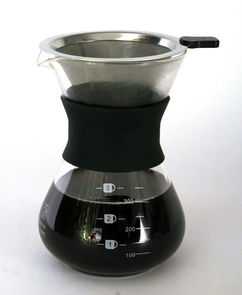 Cafetera de vidrio por goteo Manual, exquisita, fácil de usar, 400ml