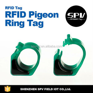 TK4100 Chip type open tracking animals services Paloma ring RFID label tag - Product Image 1