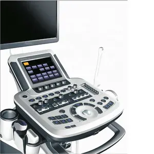 Zoncare penjualan laris troli warna medis Doppler 3D mesin Ultrasound 4D untuk rumah sakit