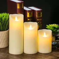 Venda quente sem chama led vela para festa de aniversário ou para uso doméstico com a cor RGB e preço barato