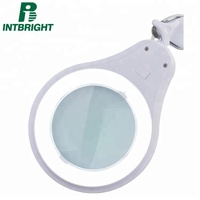 Top Optical Mobile Phones Magnifier Desktop Big Lens Magnifier With Led Light Magnifying Glass Lamp