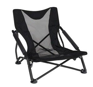 พับน้ำหนักเบาขนาดกะทัดรัดและทนทานต่ำรายละเอียดเก้าอี้ตาข่ายกลับ - Product Image 1