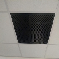 Medio ambiente de plástico perforada azulejo del techo y de un puñetazo de techo