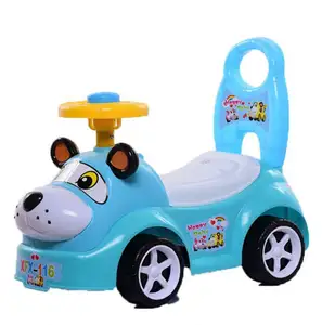 factory direct sales lightweight wholesale kids play ride on toys pp plastic 4 wheel wiggle baby swing car