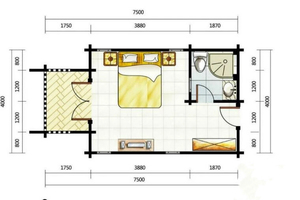 Maison en <span class=keywords><strong>bois</strong></span> préfabriquée de haute qualité au design moderne Petite villa moderne Cabane en rondins - Product Image 2