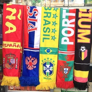 2018 Copa del Mundo bufanda al por mayor personalizada todo Club estado acrílico bufanda de fútbol - Product Image 1
