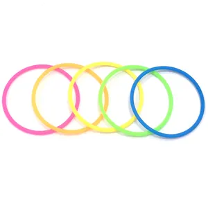 Band Small Size 15mm Mädchen Haar Elastische Silikon kautschuk bänder für die Herstellung von Armbändern Benutzer definiertes Logo