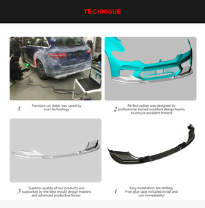 Lame de pare-choc avant en Fiber de carbone pour voiture, protection du véhicule, <span class=keywords><strong>BMW</strong></span> <span class=keywords><strong>F90</strong></span> M5 2018 2019 - Product Image 6