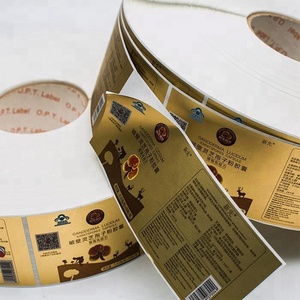 Tùy Chỉnh CuộN Sáng Bóng Pantone Vàng In Ấn Không Thấm Nước Nhãn Bóng Y Tế Chăm Sóc Sức Khỏe Bổ Sung Nhãn Chai - Product Image 6