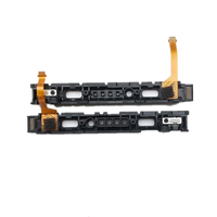 SYYTECH Suku Cadang Pengganti Part 2 in 1 Kiri Kanan L R Kabel Fleksibel Slider Rail Assembly untuk NS Nintendo Switch Controller Joycon