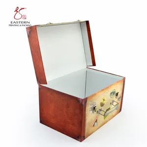 مخصص طباعة ورق عالي الجودة هدية حقيبة مربع مع قفل