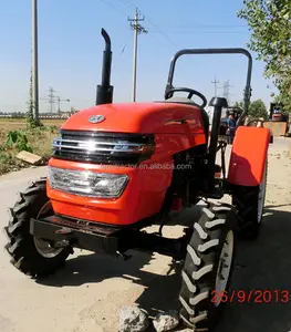 CE approved 35hp 4WD mini tractor to Poland Estonia with front loader trailer snow blade