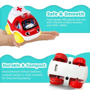 Voitures à tirer en arrière pour les tout-petits - Mini véhicules de chantier pour bébés de <span class=keywords><strong>1</strong></span>, 2, 3 ans - Product Image 3