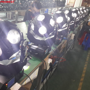 Luz led RGBW 4 en 1 con cabezal móvil, 300W, RGBW, para discoteca, fútbol, 4 en 1 - Product Image 5