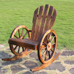 Уличное кресло-качалка универсальное удобное современное деревянное сиденье мебель для патио деревянное кресло для сада - Product Image 2