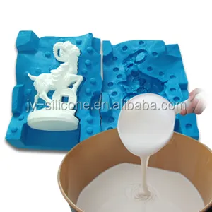 Campione gratuito stampaggio Silicone liquido silicone per stampo statua in polystone eccellente allungamento RTV 2 gomma siliconica platino