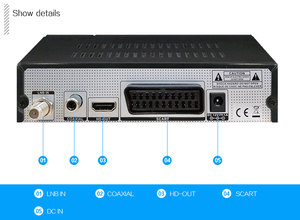 Vente en gros de récepteur de télévision numérique par satellite sans plat - Product Image 3