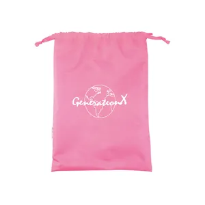 Rpet Custom Print Logo Roze Kleren Tasje Reizen Kit