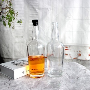High Quality Glass Wine Package <strong>Bottle</strong> for Alcohol Drinks and Liquors <strong>Cork</strong> Glass Wine <strong>Bottle</strong> 750ml - Product Image 4