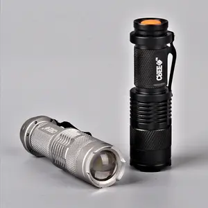 Высококачественный Алюминиевый зум нм, черный светодиодный УФ мини-фонарик