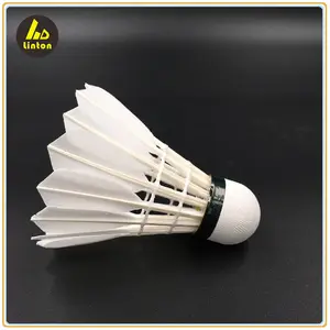 Badminton Shuttlecock BWF Approved China Manufacturer Natural Cork Head Class A Goose Feather Badminton Shuttlecock