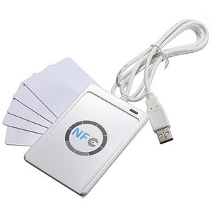 <span class=keywords><strong>ACR122U</strong></span> 13.56เมกะเฮิร์ตซ์พอร์ต USB ชิป NFC Rfid เครื่องอ่านบัตรสมาร์ทและนักเขียน - Product Image 1