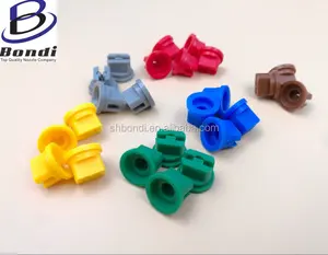 PP material spray jet nozzle / Small flow HVVFlat fan spray tip