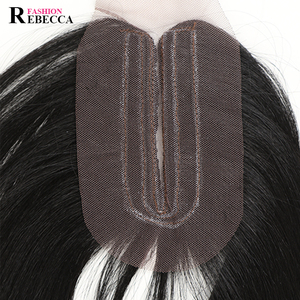 Nobile Oro del Commercio All'ingrosso Diritto serico Migliore 7pcs Fibra Sintetica Fasci Del Tessuto Dei Capelli Con Chiusura Centrale - Product Image 2