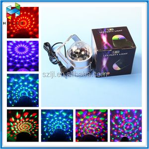 Distinctive 3 W mini LED RGB Full color mágico pequeña bola de cristal de luz - Product Image 2