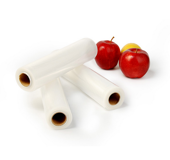 Resealable Тиснением Вакуумный Упаковщик Пластиковый Мешки Рулонов С PE