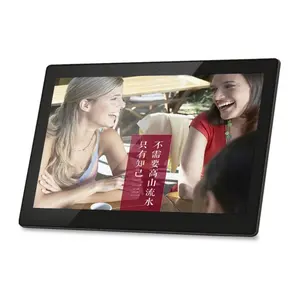 11.6 inch RJ45 PoE port Android tablet in wall for bus station hospital