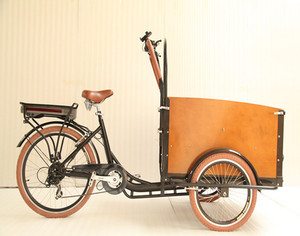 ภาษาดัชคำกาแฟ Cargo จักรยานสำหรับการจัดส่งโหลดความจุ200กก. - Product Image 4