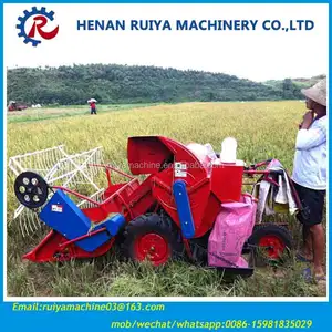 Multi functionele goedkope rijst tarwe paddy mini maaidorser en dorsmachine 0086-15981835029