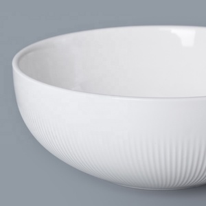 High Quality European Style Strong Wedding Hall White Porcelain Wholesale Price White <strong>Cereal</strong> <strong>Bowl</strong> Dinner <strong>Set</strong> - Product Image 5